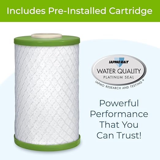WaterChef C7500 Premium Countertop Water Filter System with Intelligent Monitor (White), 1,000 Gal., Certified for 78 Contaminants, Made in USA