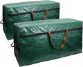 Christmas Tree Storage Bag -7FT/6FT Small Waterproof Tearproof with 4 Handles Easy to Transport/Organize Green 2 pack