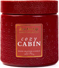 A Cheerful Giver - 28oz Large Scented Candle Jar with Lid- Zest for Life - 130 Hours of Burn Time, Gift for Women (Large, Cozy Cabin)