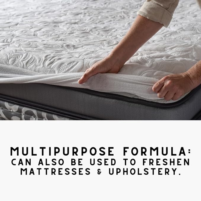 The Diamond Life Home “Sea Mist” Carpet Deodorizer Powder – Natural Odor Eliminator for Carpets, Upholstery, Pet Urine, Dog Beds & Cat Litter Boxes – Pet-Friendly – Cotton Blossom & Linen