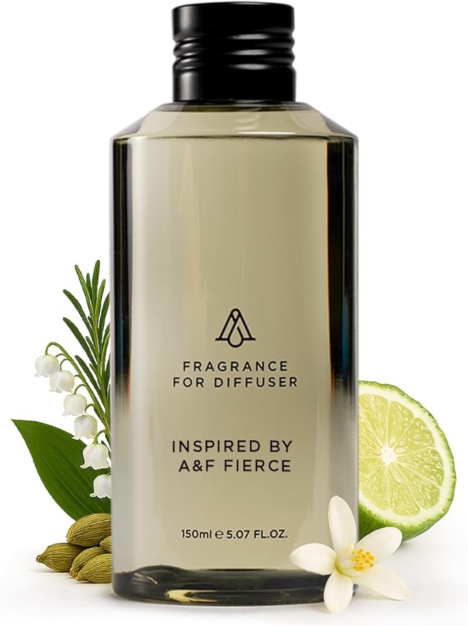AromaPlan Hotel Scents, Inspired by A+F Fierce, 5 Fl Oz (148ml)-Home Luxury Scents & 5 Star Hotel Scents for Diffuser, USA Made, Bigger Bottle, Bolder Aroma & Longer Lasting
