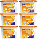 CANAGER Moisture Absorber Box - 6 Packs, 12.5 oz Cup, Jasmine Calendula, Odor Eliminator and Dehumidifier for Closet, Bedroom and Kitchen.