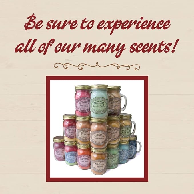 Our Own Candle Company, Banana Nut Bread Scented Mason Jar Candle, 100 Hour Burn Time - 13 Ounces