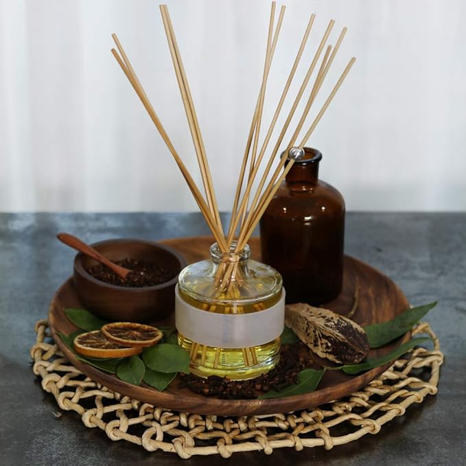 APOTHIA - Soul Mini Aromatic Diffuser | Mahogany & African Ginger | Premium Essential Oils | Up to 6 Months | 2 oz | 55 ml | Small Batches for Luxury Quality in Elegant Glass Bottle