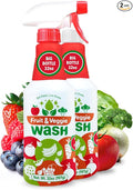 Dr. Robaina Fruit & Veggie Wash – Produce Cleaner Spray 32 fl oz | Removes Waxes & Harmful Residue | No Aftertaste | Baby-Safe Plant-Based Formula | Made in USA