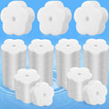 Patelai 40 Pcs Hot Tub Sponge Spa Cleaning Sponges for Hot Tub Oil Absorbing Cleaning Scum for Spa, Bathtub and Swimming Pool to Soak up Oils Bathtub Accessories(Floret Style)