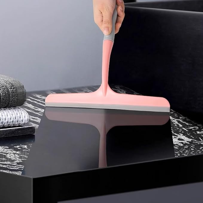 3 Pcs Shower Squeegee for Glass Doors, Car Window Squeegee, Streak-Free Mirror Cleaner Tool for Bathroom Kitchen Sink Countertop Tile Glass Shower Door Scraper Household Squeegees, with 3 Hooks