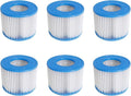 Hot Tub Filter Cartridge Size VI for Bestway, Lay-Z-Spa, Coleman SaluSpa 90352E 58323, 6 Pack
