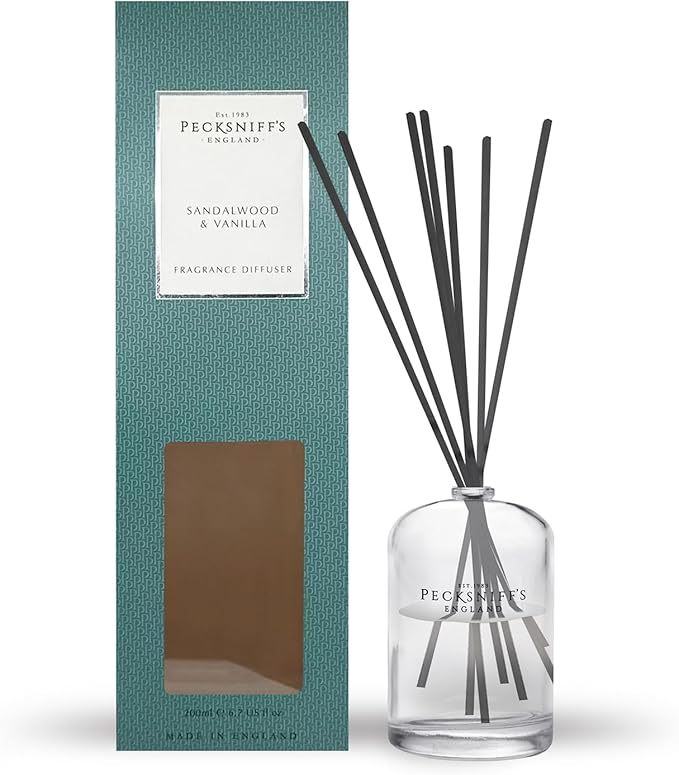 Pecksniff's Sandalwood & Vanilla Diffuser | 200 ml/6.76 Fl Oz