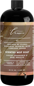 Lapew Sì Scented Mop Soap Concentrate 36 oz | Premium Fragranced Floor Cleaner | Streak-Free | Hard Floor Cleaning Solution | Eco Friendly | Sì Armani Fragrance