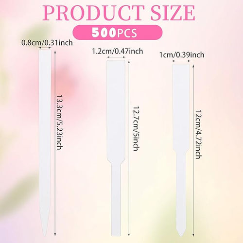 1500 Pcs Perfume Test Strips Disposable Fragrance Strips White Perfume Paper Strips Portable Blank Fragrance Scent Strip Blotter Paper for Scents Essential Oils Aromatherapy Testing (3 Styles)