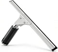 MRDARENSU 14-inch Squeegee for Shower Glass & Window Cleaning, Professional Stainless Steel Squeegee with Durable Handle for Streak-Free Glass, Mirror, Tile & All Smooth Surfaces