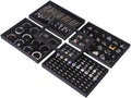 Julysky 5 Pcs/set Stackable Jewelry Organizer Trays with Glass Lid,100 Slots Ring Holder,Bracelet Displays Stand for Selling Necklace Earring Rack