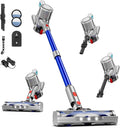 Vaconly Cordless Vacuum Cleaner, 8 in 1 40Kpa 55Mins,Lightweight Vacuum Cleaners for Home, Stick Vacuum with Anti-Tangle Brush,Wall Mount, Rechargeable Cordless Vacuum for Floor/Sofa/Pet Hair, Blue