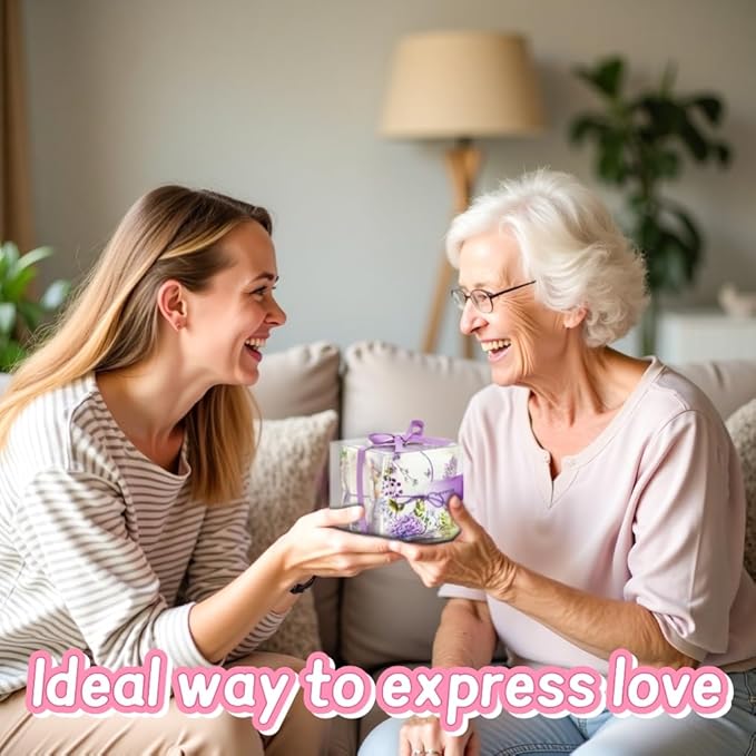 AUCUDA Spring 4pcs Lavender Scented Sachet Bags for Drawers and Closets Decorations, Potpourri Packets for Women Clothes Storage, Spring Wedding Fragrance Pillow for Bedroom Indoor, Air Fresheners.