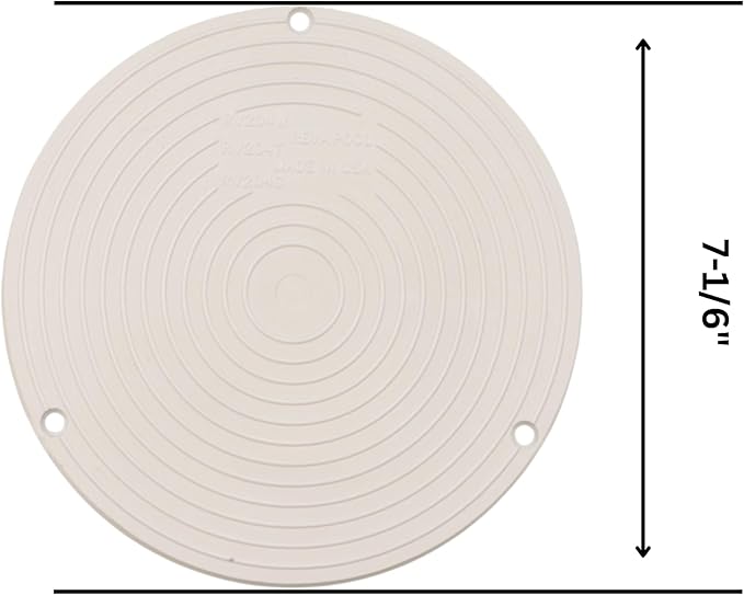 RV204W 7-1/6" Pool Miser White Autofill Lid | Water Leveler Lid | Direct Replacement for RP-204 | Essential Pool Maintenance Accessory (White)