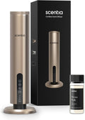 Scentia Hotel Scent Diffuser Starter Kit | Wireless & App Controlled Cold Air Essential Oil Diffuser for Home, Office Spa, Aromatherapy Diffuser | Covers 1500 Sq Ft | Gold | Hotel Oils Included