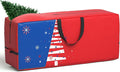 7.5 ft Christmas Tree Storage Bag - Heavy Duty 600D Polyester Oxford Versatile Bag with Wide Opening, Dual Zippers, Extra Large Storage Container for Seasonal Decor, Camping Gear, Sports Equipment