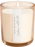 Sweet Water Decor Cashmere and Vanilla Scented Soy Candles – Milky Coconut, Jasmine, Soft Cashmere, Exotic Musk – Cozy Aroma – 50 Hour Burn – 12oz Tinted Glass Jar for Home Decor and Bedroom Decor