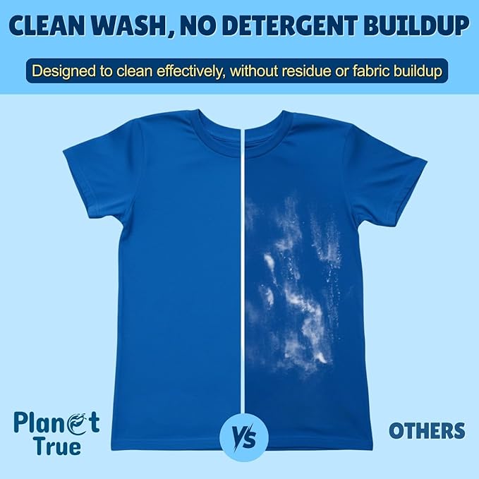Eco-Friendly Laundry Detergent Sheets, 200 Loads (100 Sheets) Fragrance Free Sheet laundry detergent, Plastic-Free laundry detergent sheets travel, Easy Storage & Liquidless Washing