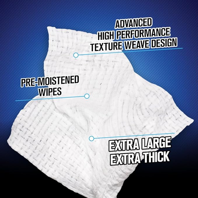 Chemical Guys Total Interior Cleaner & Protectant Canister Wipes, Great for Cars, Trucks, SUVs, RVs, & More (30 Ct) - PMWCSPI22030