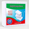 Swiftower 20 Pack Magic Sponges Erasers, 2X Density Long Lasting Melamine Sponge in Bulk, Household Cleaning Supplies, Kitchen Sponge for Bathroom, Wall, Shoe, Car, Dish, Sink, Shower Cleaner Tool1