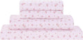 Modern Threads Silky Soft Microfiber and Wrinkle Free Sheets - Luxurious Microfiber Bed Sheets Includes Flat Sheet, Fitted Sheet with Deep Pockets, & Pillowcases Blush, Twin