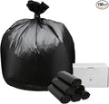 Top Knot Bags 45 Gallon Garbage Trash Bag 40X48" Black 150 Count Can Liner Bulk 40 Gallon 41 Gallon 42 Gallon 44 Gallon Made in USA
