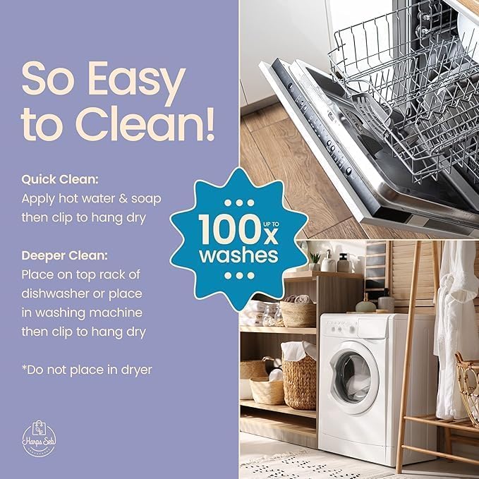 Harps&Seb Swedish Dishcloths for Kitchen Dish Towels - 5 Pack, Non-Scratch Reusable Paper Towels, Super Absorbent Washable Swedish Dish Cloths, No Odor, Biodegradable,Summer Design