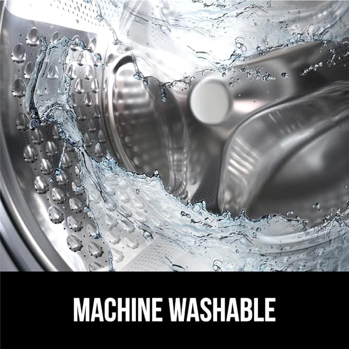 GORILLA GRIP Patented Bath Tub Shower Mat, Machine Washable Bathtub Floor Liner Mats, Suction Cups and Drain Holes to Keep Tubs Clean, Soft on Feet, Bathroom Essentials, 35x16 Inch, Gray Opaque