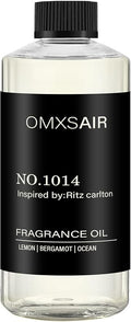 Hotel Diffuser Oil Inspired by Ritz Carlton - 500ml/16.9Fl oz - Essential Oil Diffuser Refill for Home & Spa – Lemon Bergamot Sea Breeze - Suitable for ultrasonic and waterless diffusers