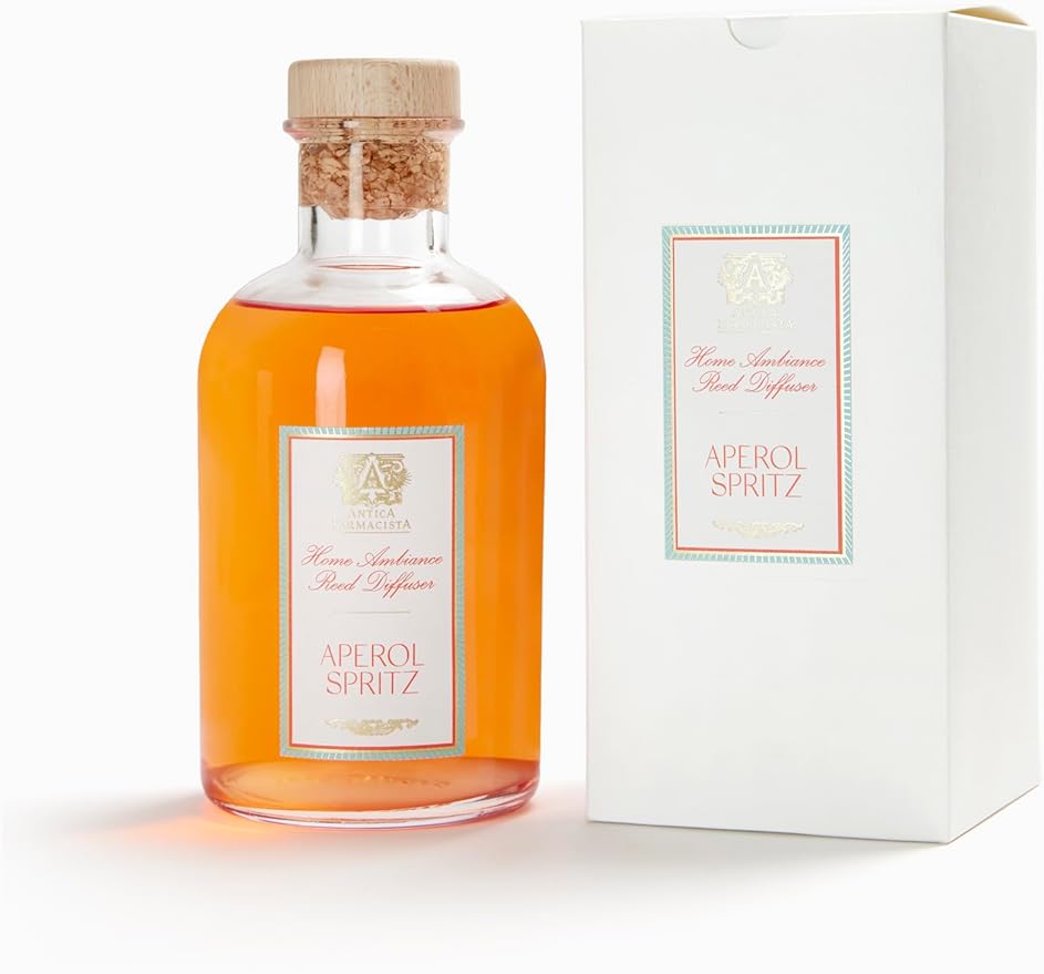 Antica Farmacista Home Ambiance Diffuser - Long-Lasting Reed Scent Diffuser - Luxury Room Freshener Gift - Aperol Spritz, 16.9 fl oz