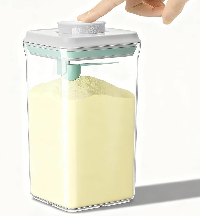 Cozey Daily Formula Dispenser Container with Scoop 2000ML / 2.0QT Milk Powder BPA-Free Airtight 900g Formula Storage Container with Lids, BPA-Free Airtight Food Storage Container
