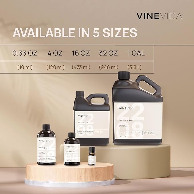 VINEVIDA [16oz] Scent No.2100 Fragrance Oil for Candle Making and Soap Making - Premium Candle Scents for Soy Candles