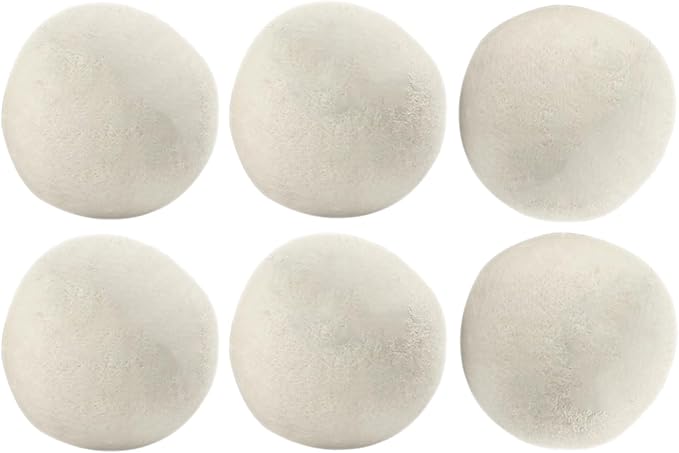Efficient Laundry Drying Ball Quick Drying Fabric Softener Wool Wool Dryer Set of 6pcs Care Option