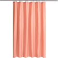 N&Y HOME Fabric Shower Curtain or Liner with Magnets - Hotel Quality, Machine Washable, Water Repellent - Coral, 72x72
