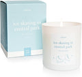 Literie NYC Inspired Scented Candle: Ice Skating in Central Park - Hot Chocolate Scent, 9oz, 50 Hour Burn, Vegan Soy & Coconut Blend Candle for Home Decor, Gift for Women & Men