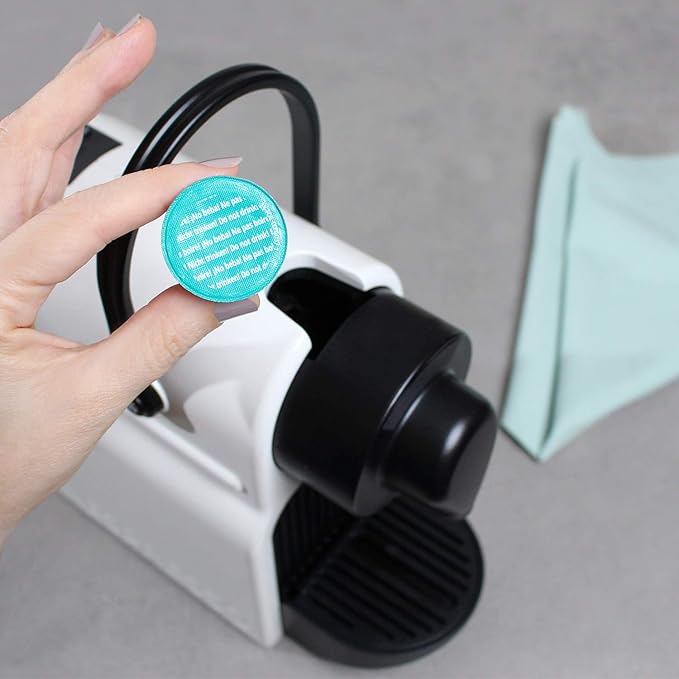 Gourmesso Nespresso Cleaning Pods - 10 Cleaning Capsules for Nespresso Original Machines. Cleaning Kit for Better Tasting Coffee!