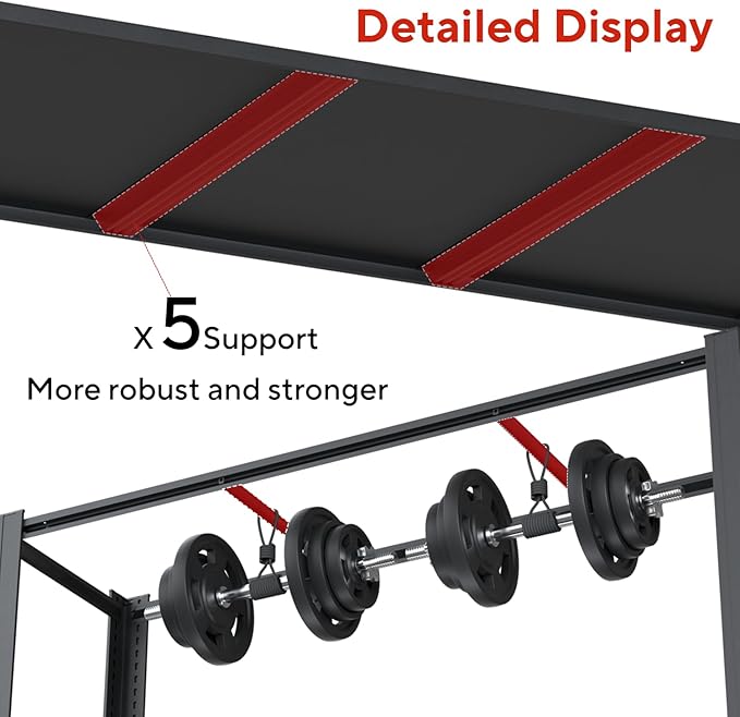 CXDMB Garage Shelving, Heavy Duty Storage Shelves Metal Shelf Unit Adjustable Industrial Storage Racks for Shop,Warehouse,Basement (83" H X 55" W X 24" D, 5)