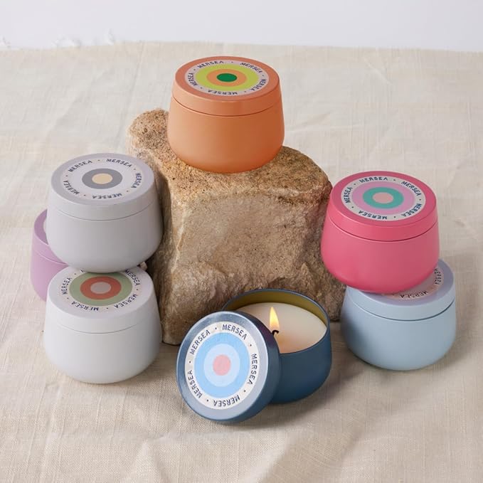 MERSEA Summer in Provence Tin Candle, Scented Candle Tin (3.5 oz)