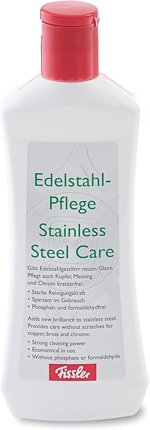 Fissler Stainless Steel Care - Phosphate-Free, Biodegradable Cleanser for Polishing & Restoring Shine