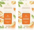 Thymes Pura Refills – 2 Pack of Oil Diffuser Scents – Long-Lasting Pura Diffuser Refills – Premium Home Fragrance – Notes of Mandarin, Coriander, Lemon & Warm Cedarwood (Mandarin Coriander, Pack of 2)