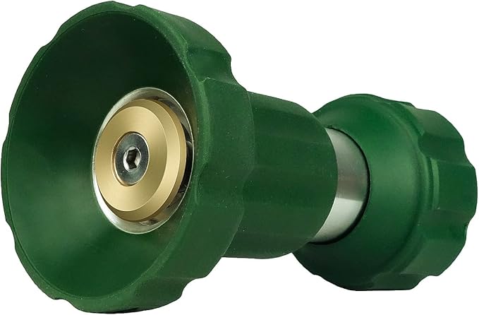 H2O WORKS Garden Hose Nozzle Heavy Duty Metal Water Nozzle with Adjustable Watering Patterns High Pressure Hose Nozzle Sprayer, Pefect for Washing and Cleaning