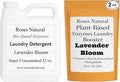 Bio-Based Enzymes Laundry System – Liquid Laundry Detergent (32 fl oz) + Enzyme Booster (32 oz) Bundle – Plant-Based, Low-Suds, HE Safe, Made in the USA (Lavender Bloom)