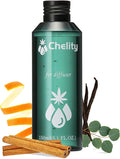 Chelity Santal Diffuser Oil (1033) - Inspired by Santal 33 - Premium Sandalwood Fragrance Oil for Waterless & Ultrasonic Diffusers - Luxury Home Scents, Candle & Soap Making (5.1, Santal)
