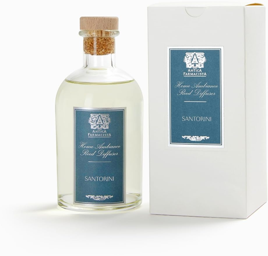 Antica Farmacista Home Ambiance Diffuser - Long-Lasting Reed Scent Diffuser - Luxury Room Freshener Gift - Santorini, 8.45 fl oz
