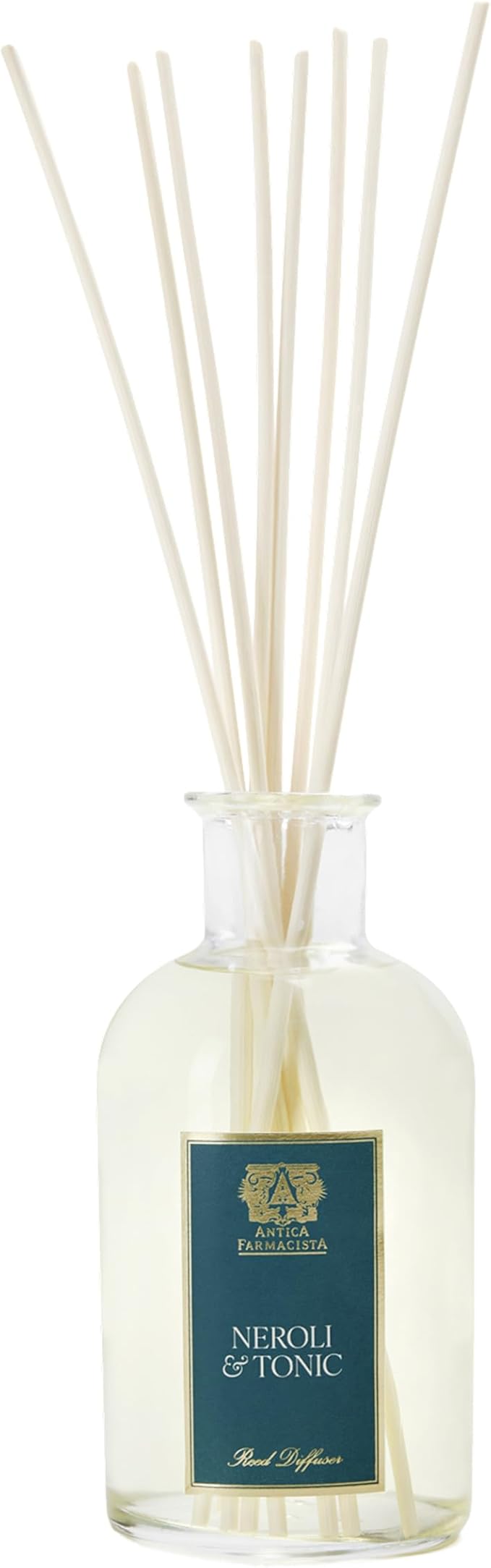 Antica Farmacista Home Ambiance Diffuser - Long-Lasting Reed Scent Diffuser - Luxury Room Freshener Gift - Neroli & Tonic, 16.9 fl oz