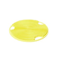 Boie USA Flat Body Scrubber - Soft Silicone-Like Exfoliating Shower Scrubber & Body Cleansing Brush - Stick-to-Wall Loofah Replacement - Body Exfoliator for All Skin Types (Yellow)