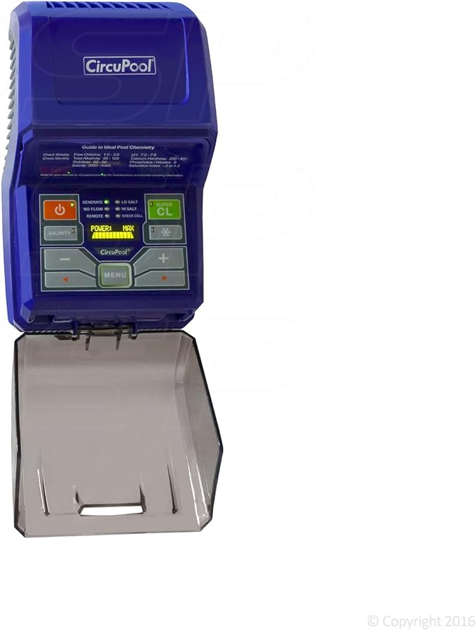 CircuPool RJ30+ Complete Salt Water Chlorination System for Swimming Pools | Titanium Cell & 7 Year Manufacturer Warranty | No DIY Install Penalty.