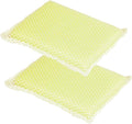 LOLA Nylon Netting Sponge Cleaning Scrubber Pad, 2 Pack, Non Scratch, Safe on Non-Stick Surfaces Coated Cookware & Dishes - Gentle Effective Cleaning
